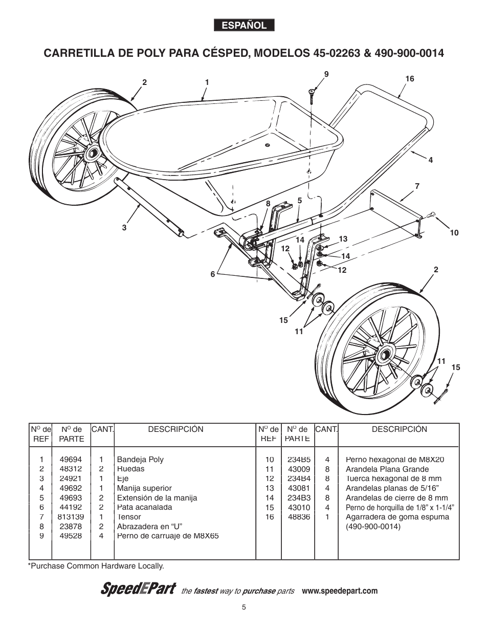 Agri-Fab 490-900-0014 User Manual | Page 5 / 8