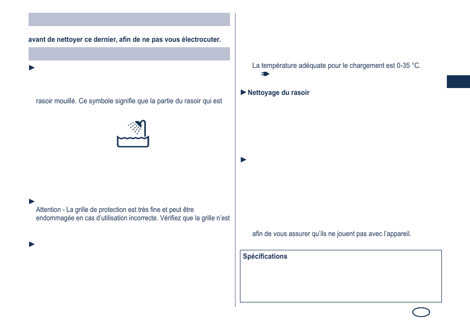Attention, Important | Panasonic ES7101 User Manual | Page 15 / 102