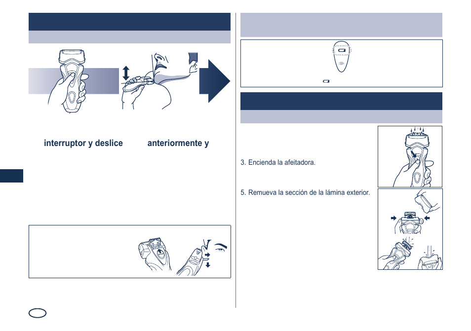 Limpieza | Panasonic ES7101 User Manual | Page 32 / 102
