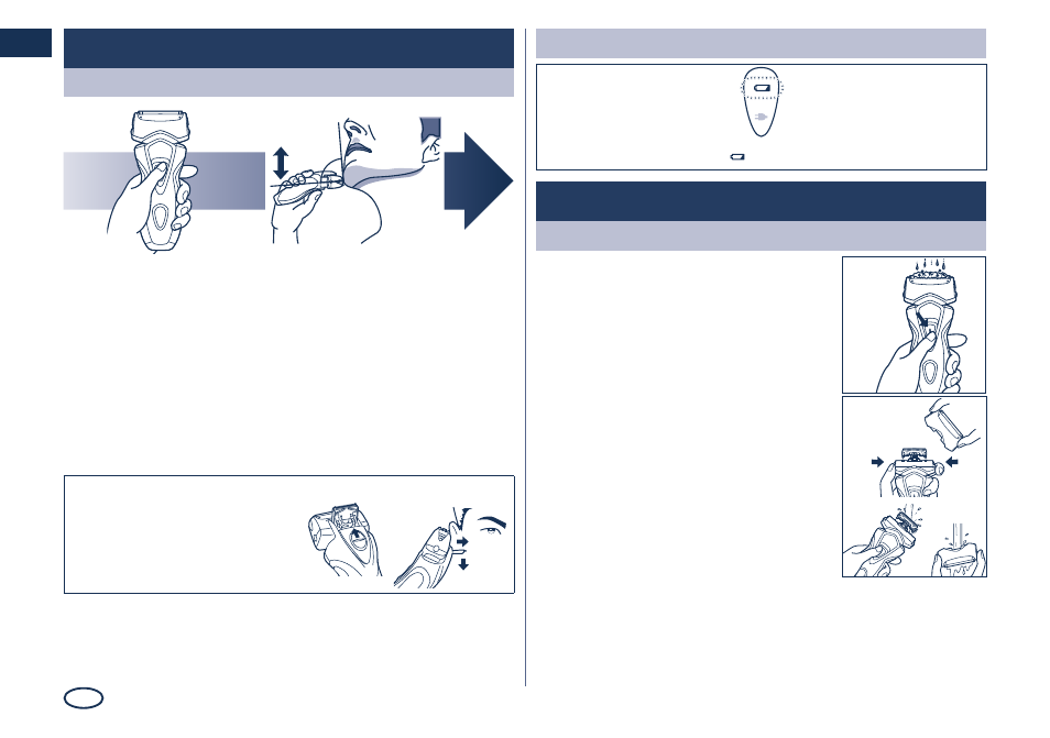 Clean | Panasonic ES7101 User Manual | Page 6 / 102