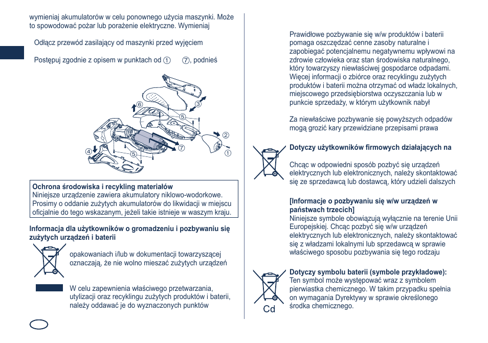 Panasonic ES7101 User Manual | Page 64 / 102
