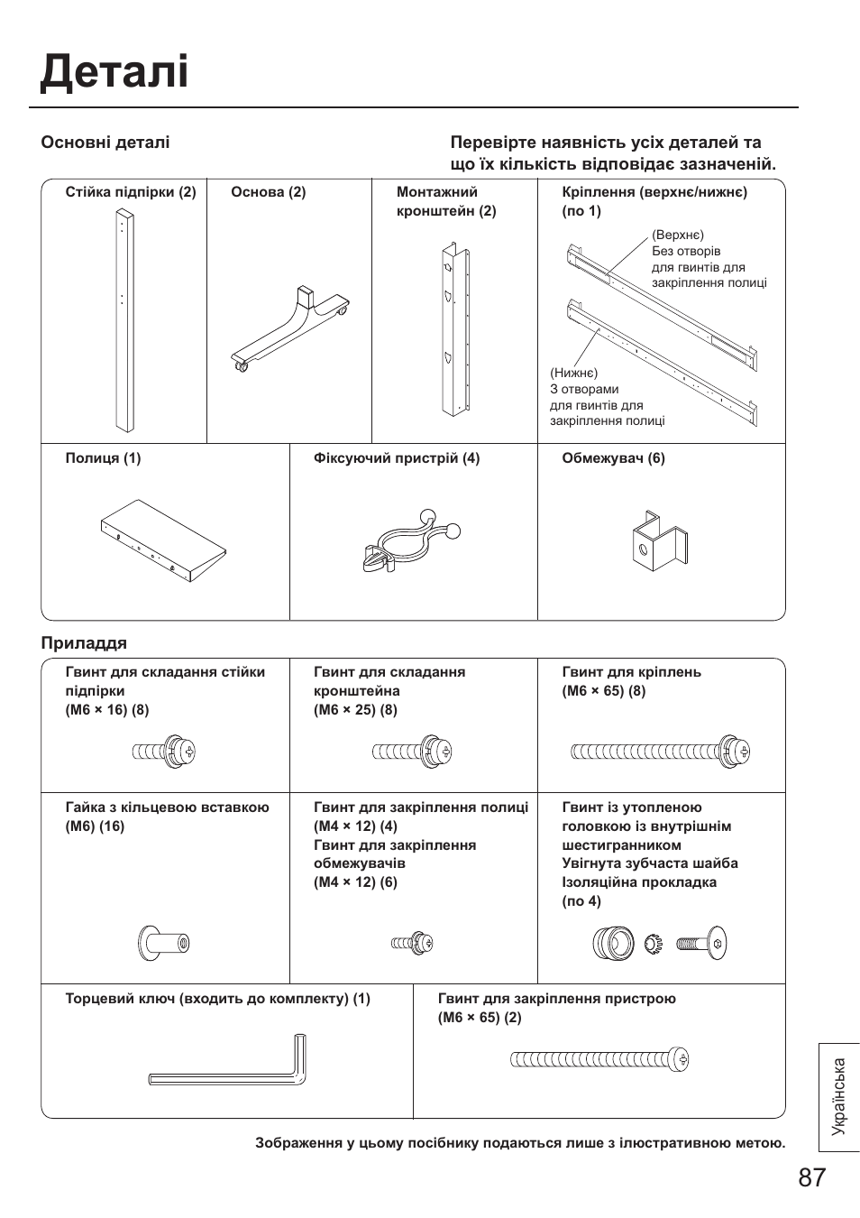 Детал, Шкшшиише ф), Ккжжжшшш | Panasonic TYST65PF1 User Manual | Page 87 / 96