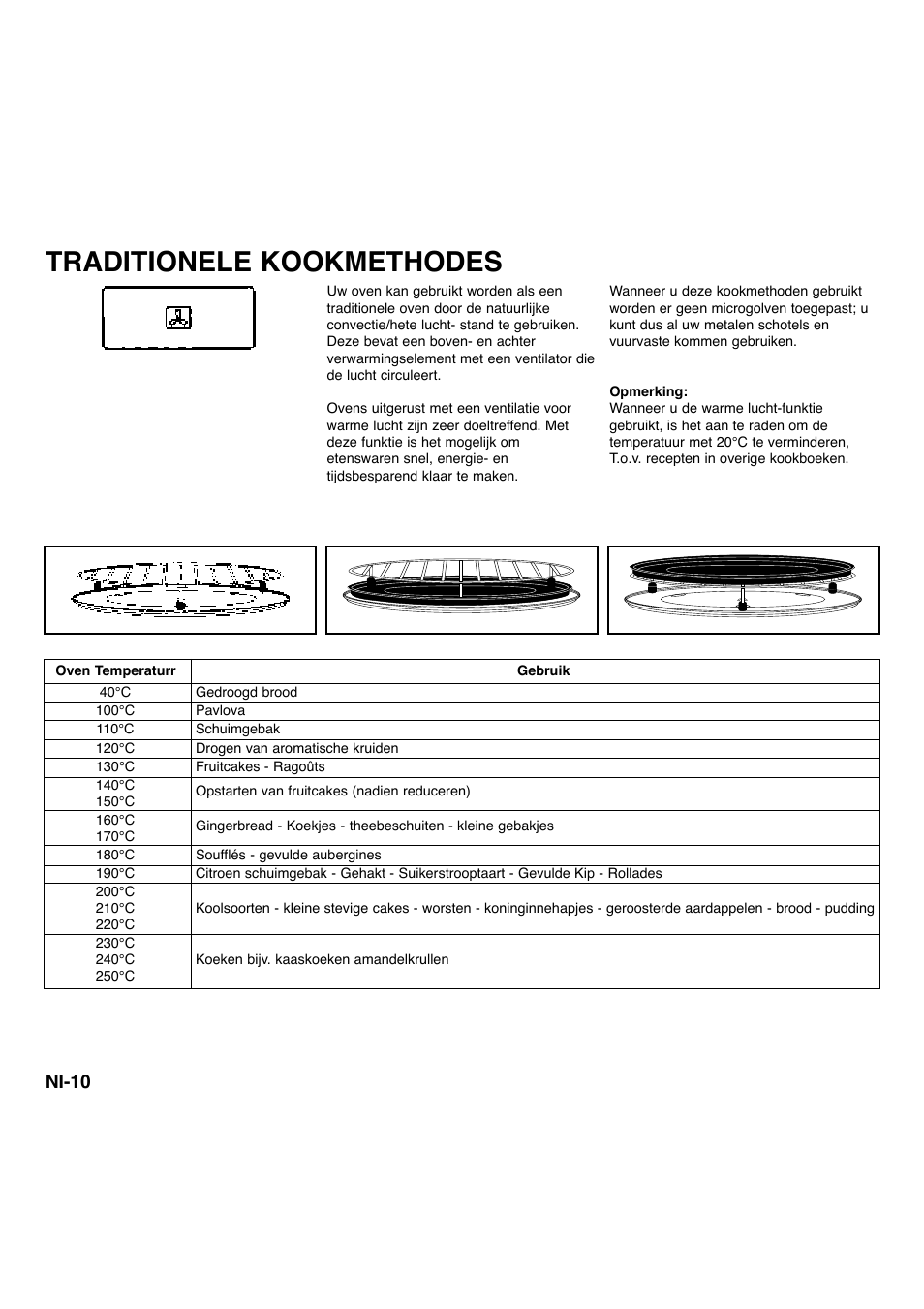 Traditionele kookmethodes, Ni-10 | Panasonic NNA734MBEPG User Manual | Page 101 / 276