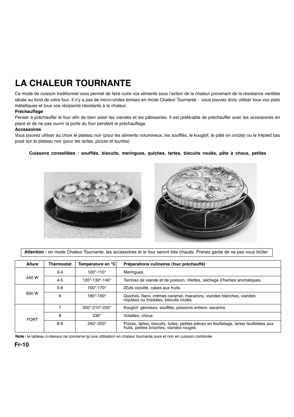 La chaleur tournante, Fr-10 | Panasonic NNA734MBEPG User Manual | Page 153 / 276