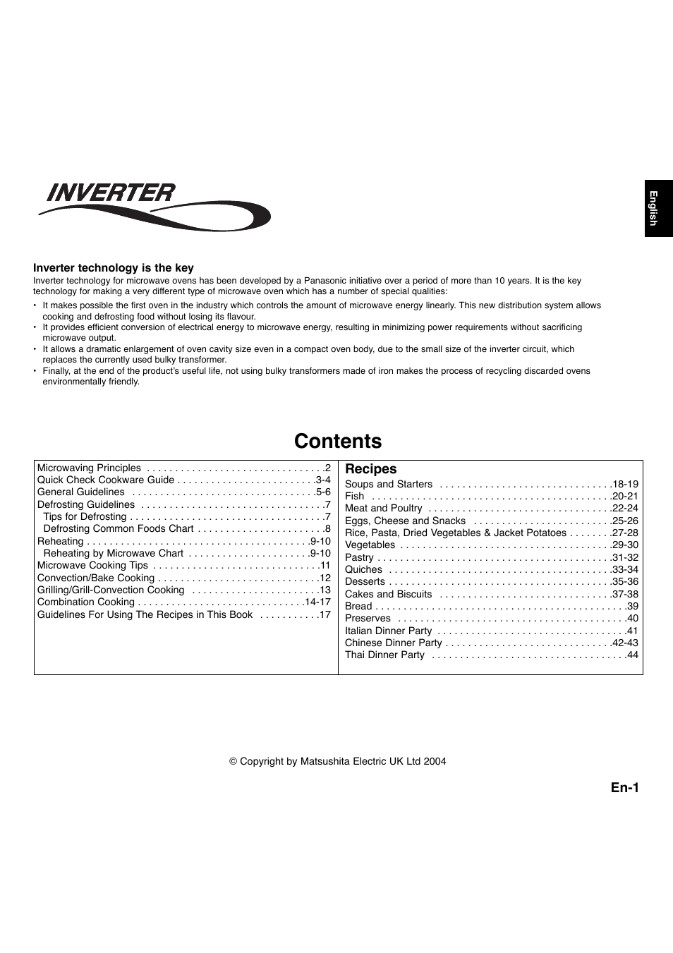 Panasonic NNA734MBEPG User Manual | Page 2 / 276