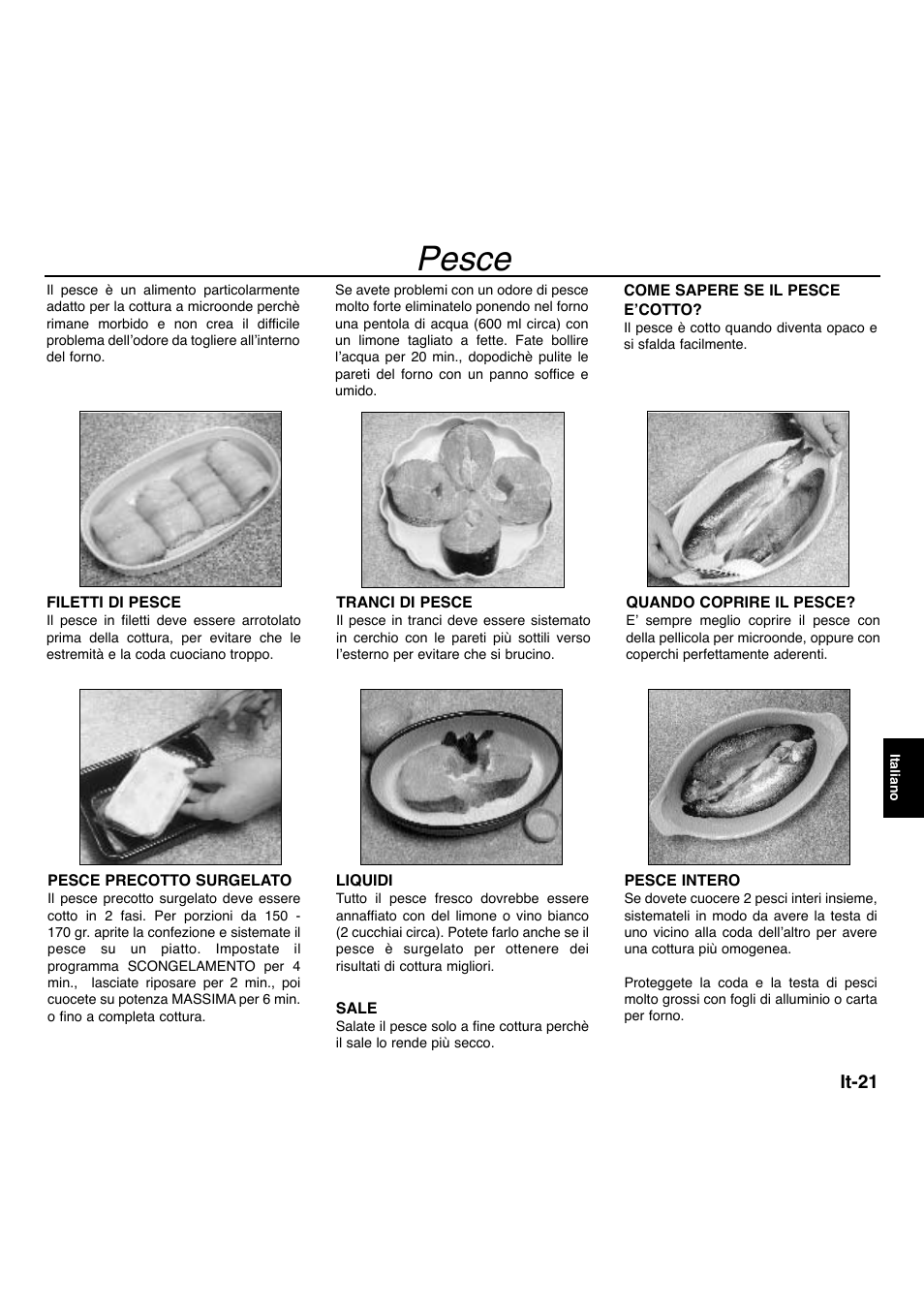 Pesce | Panasonic NNA734MBEPG User Manual | Page 219 / 276