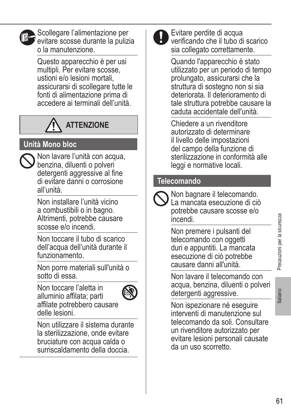Panasonic WHMDC05F3E5 User Manual | Page 61 / 100