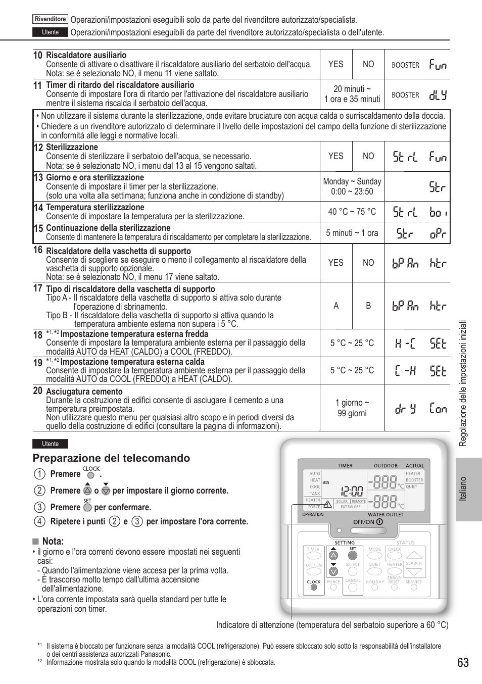 Panasonic WHMDC05F3E5 User Manual | Page 63 / 100