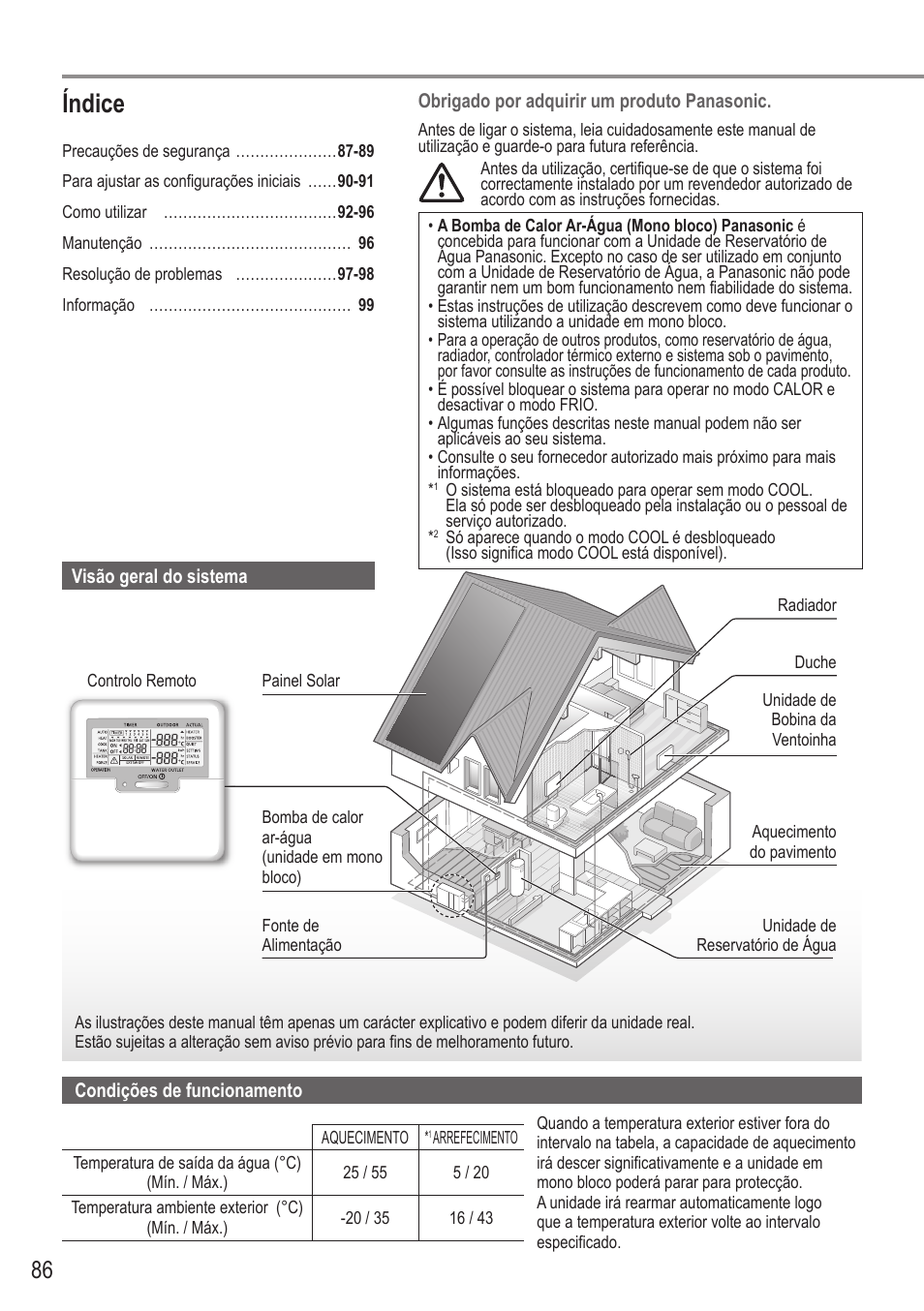 Índice | Panasonic WHMDC05F3E5 User Manual | Page 86 / 100