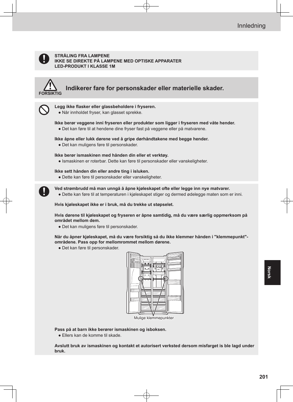 Innledning | Panasonic NRB54X1 User Manual | Page 201 / 316
