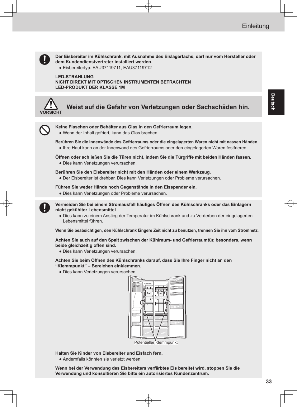 Einleitung | Panasonic NRB54X1 User Manual | Page 33 / 316