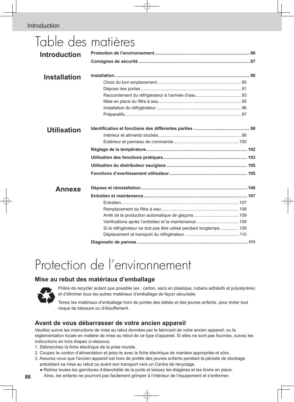Panasonic NRB54X1 User Manual | Page 86 / 316