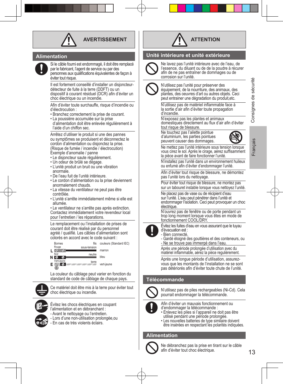 Panasonic CSUE12PKE User Manual | Page 13 / 56