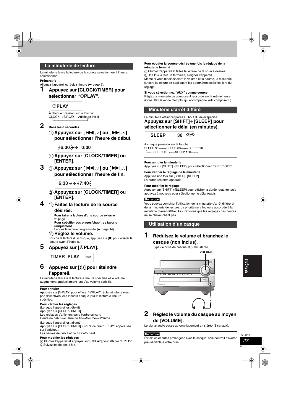 Panasonic SCDP1 User Manual | Page 95 / 104