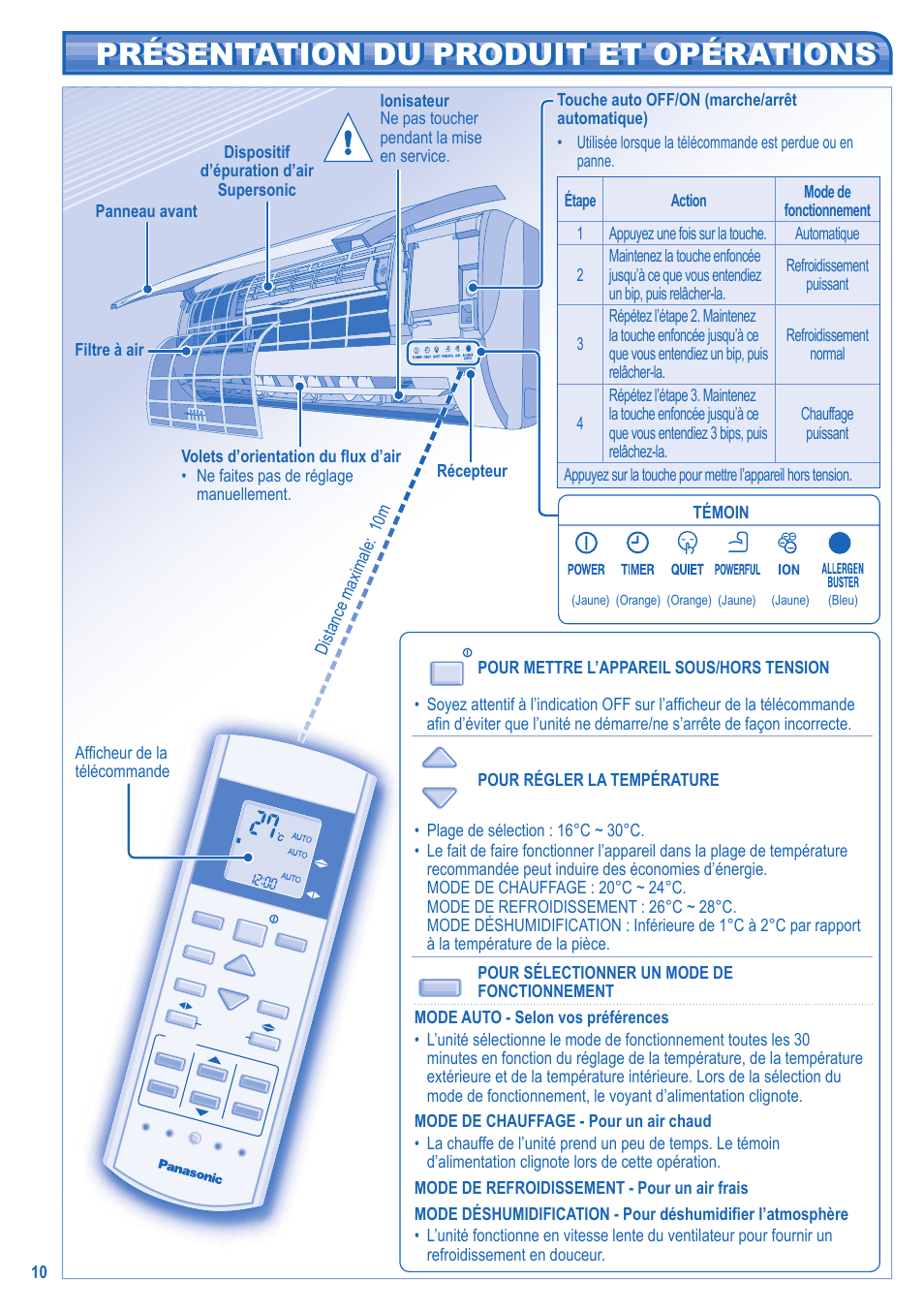 Panasonic KITE9HKEA User Manual | Page 10 / 56
