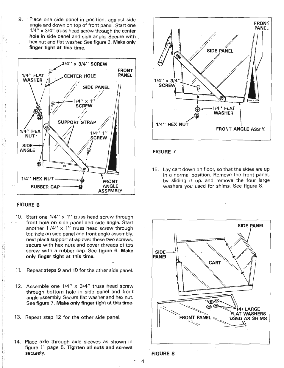 Agri-Fab 7 cu ft. Farm/Garden Cart 45-01761 User Manual | Page 4 / 8