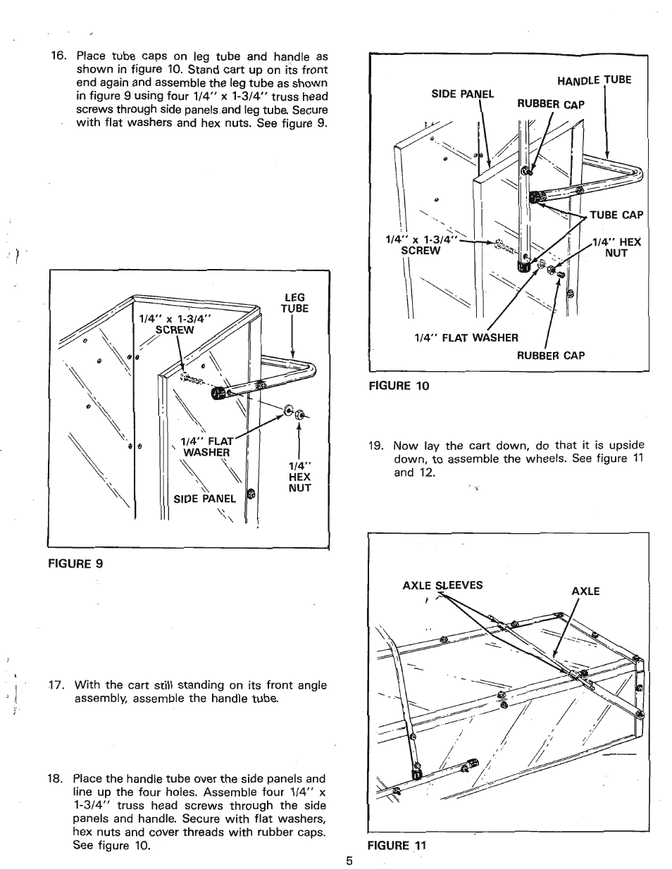 Agri-Fab 7 cu ft. Farm/Garden Cart 45-01761 User Manual | Page 5 / 8