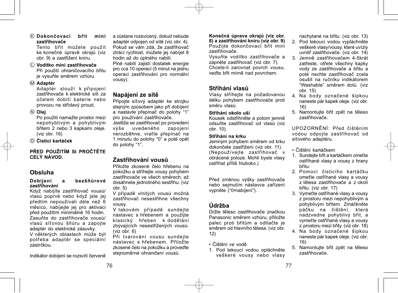 Panasonic ER220 User Manual | Page 39 / 52