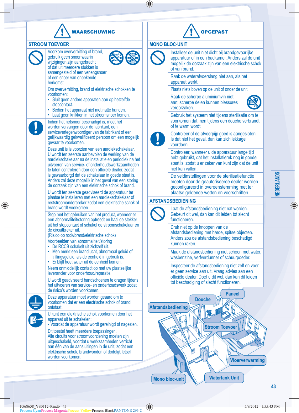 Panasonic WHMDF06D3E5 User Manual | Page 43 / 76