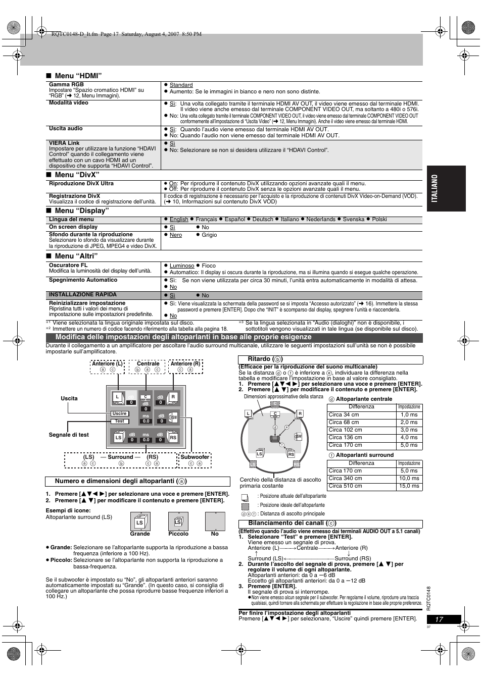 Panasonic DVDS100 User Manual | Page 37 / 128