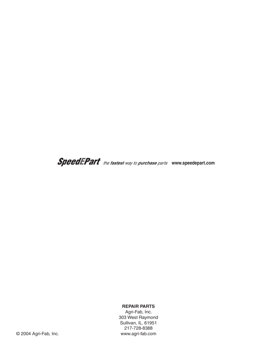 Agri-Fab 45-0345-062 User Manual | Page 20 / 20