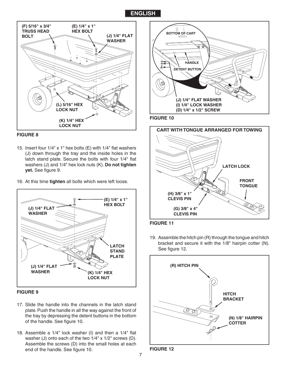 English | Agri-Fab 45-0345-062 User Manual | Page 7 / 20