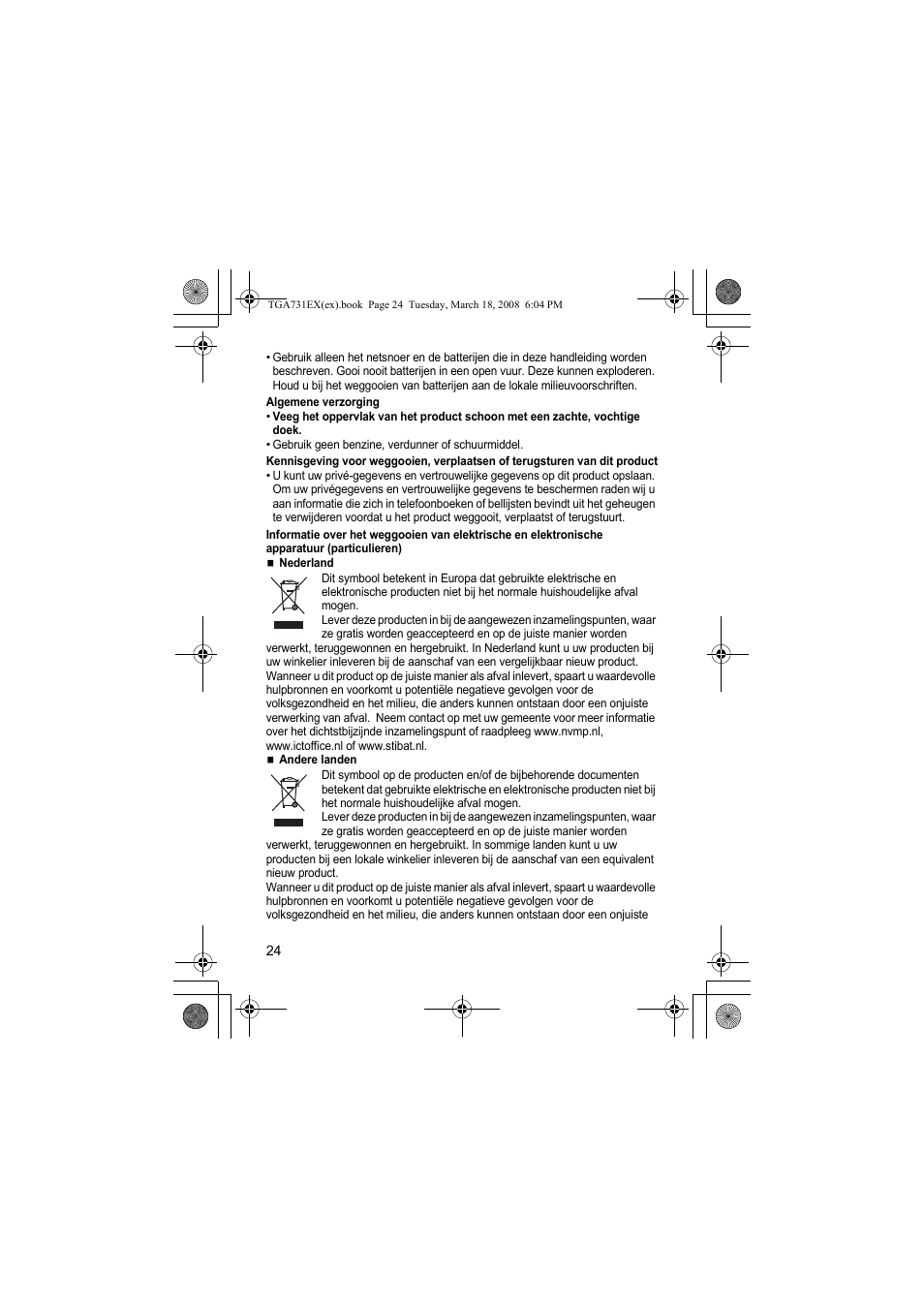 Panasonic KXTGA731EX User Manual | Page 24 / 80