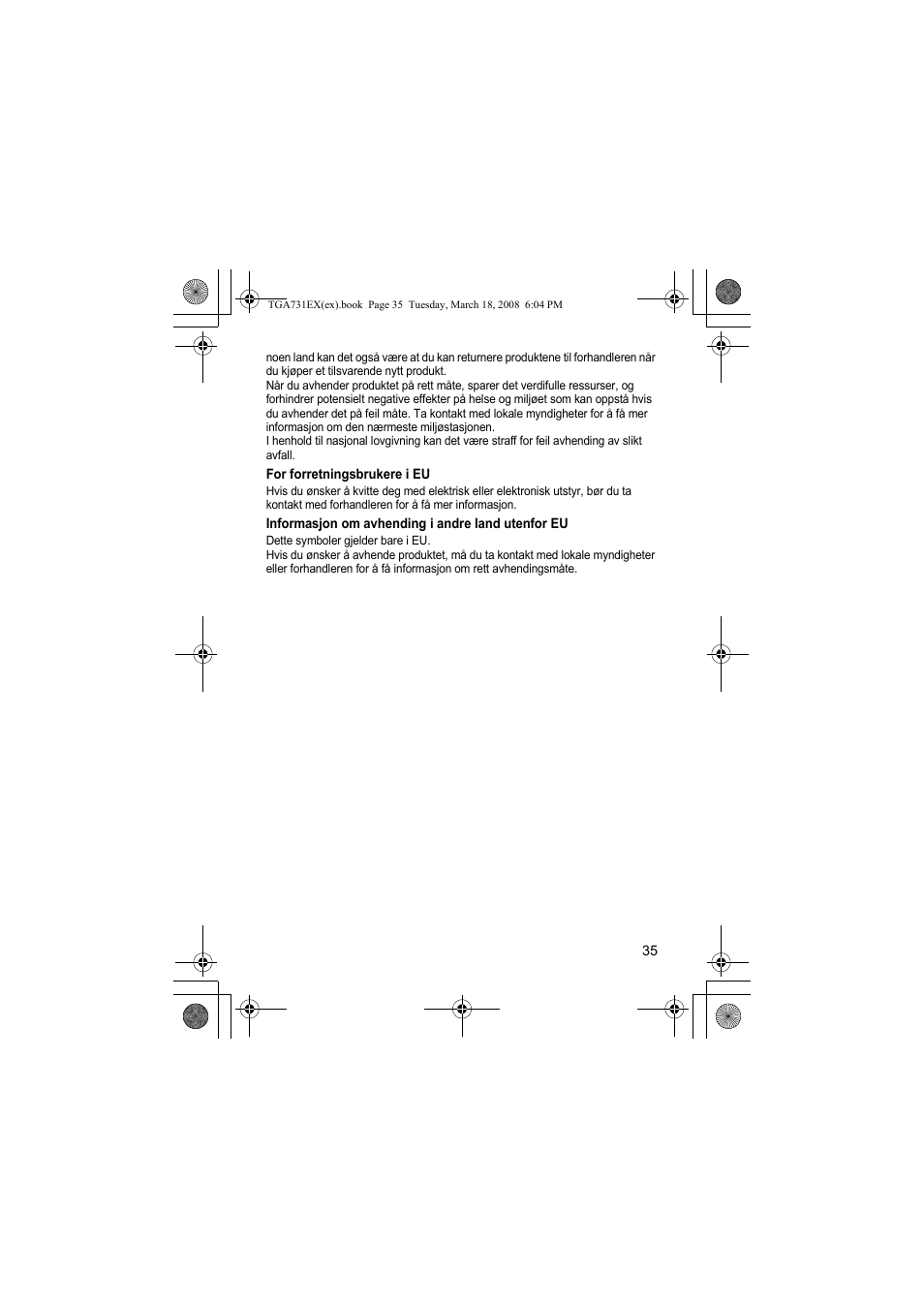 Panasonic KXTGA731EX User Manual | Page 35 / 80