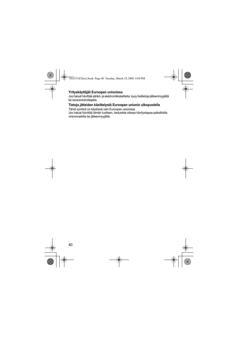 Panasonic KXTGA731EX User Manual | Page 40 / 80