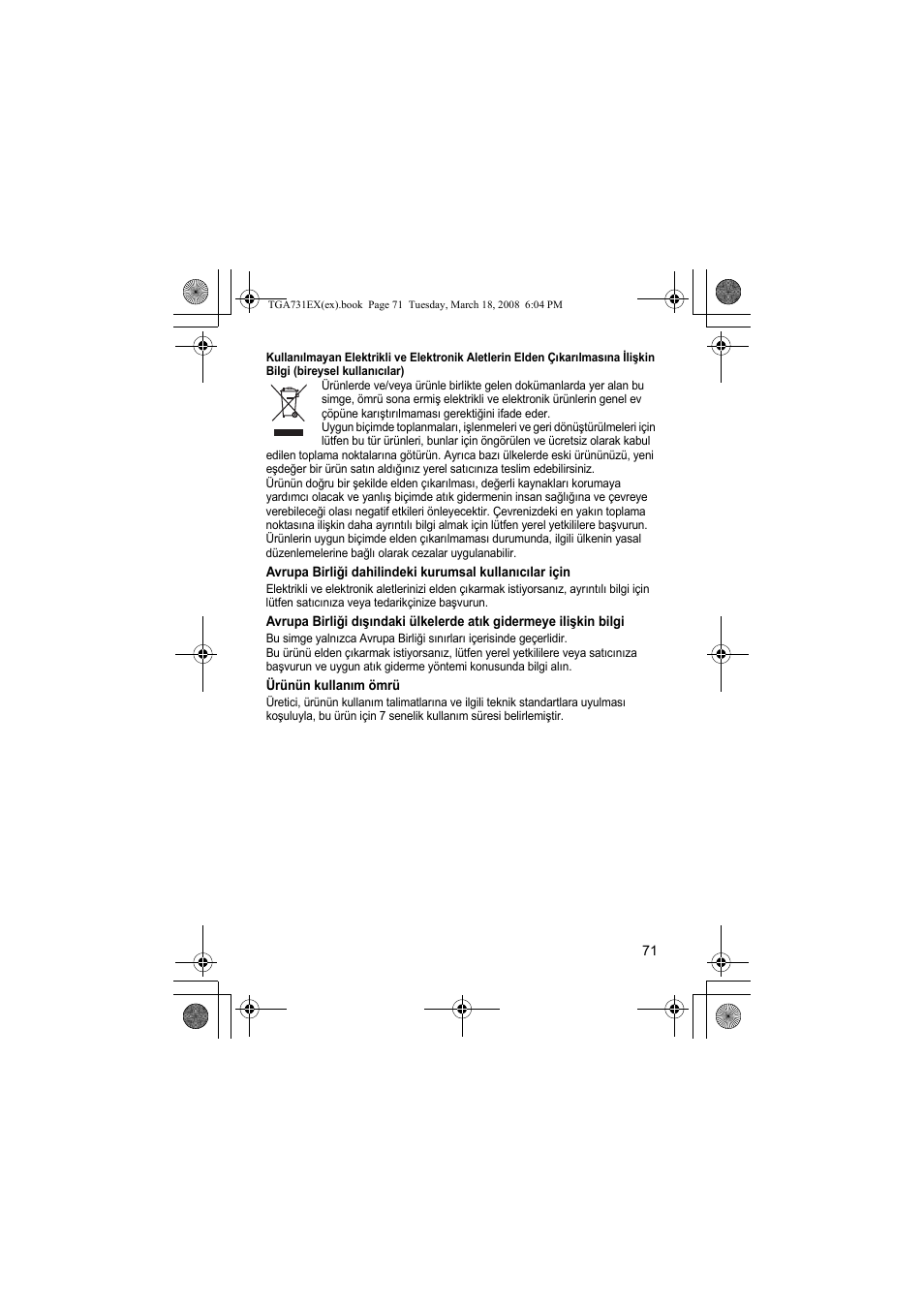 Panasonic KXTGA731EX User Manual | Page 71 / 80