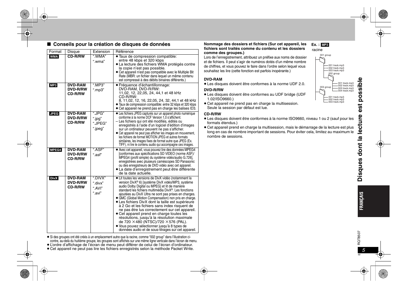 Panasonic DVDS42 User Manual | Page 49 / 68
