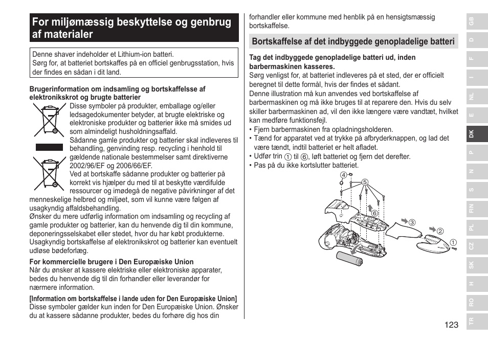 Panasonic ESST25 User Manual | Page 123 / 278