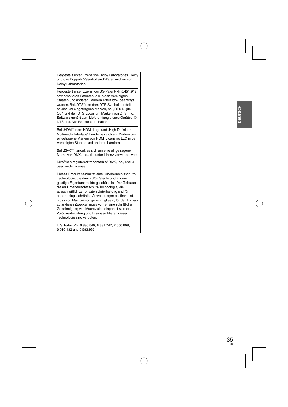 Panasonic DVDS38 User Manual | Page 35 / 216
