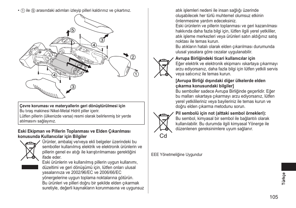 Panasonic ESRT51 User Manual | Page 105 / 108
