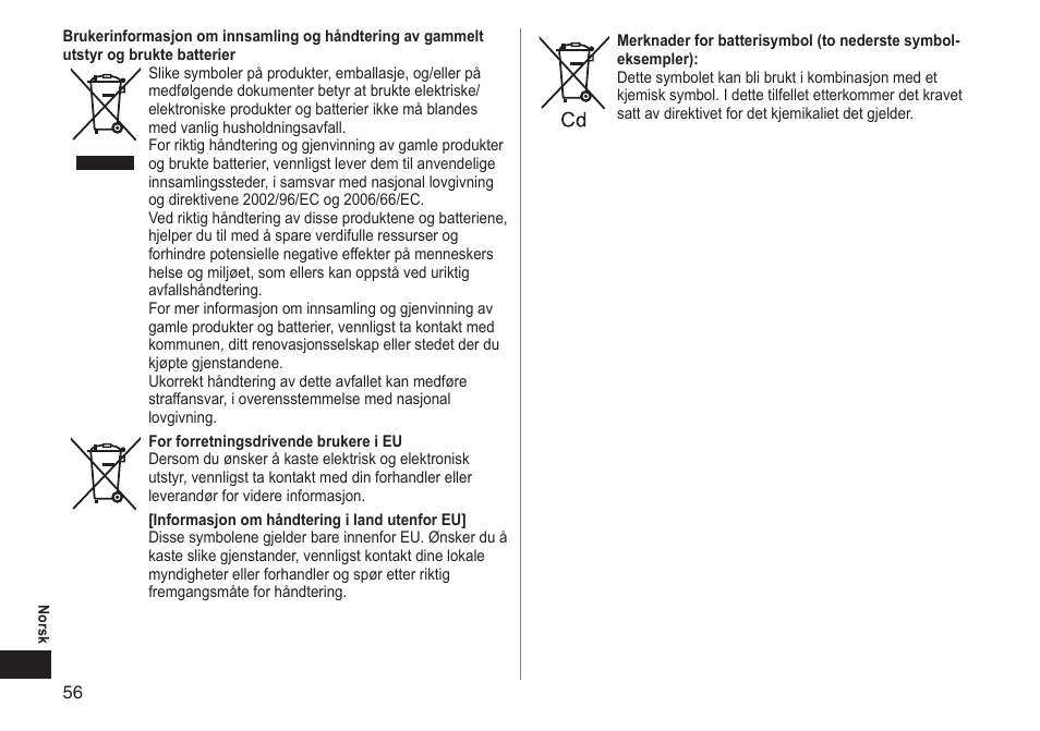Panasonic ESRT51 User Manual | Page 56 / 108