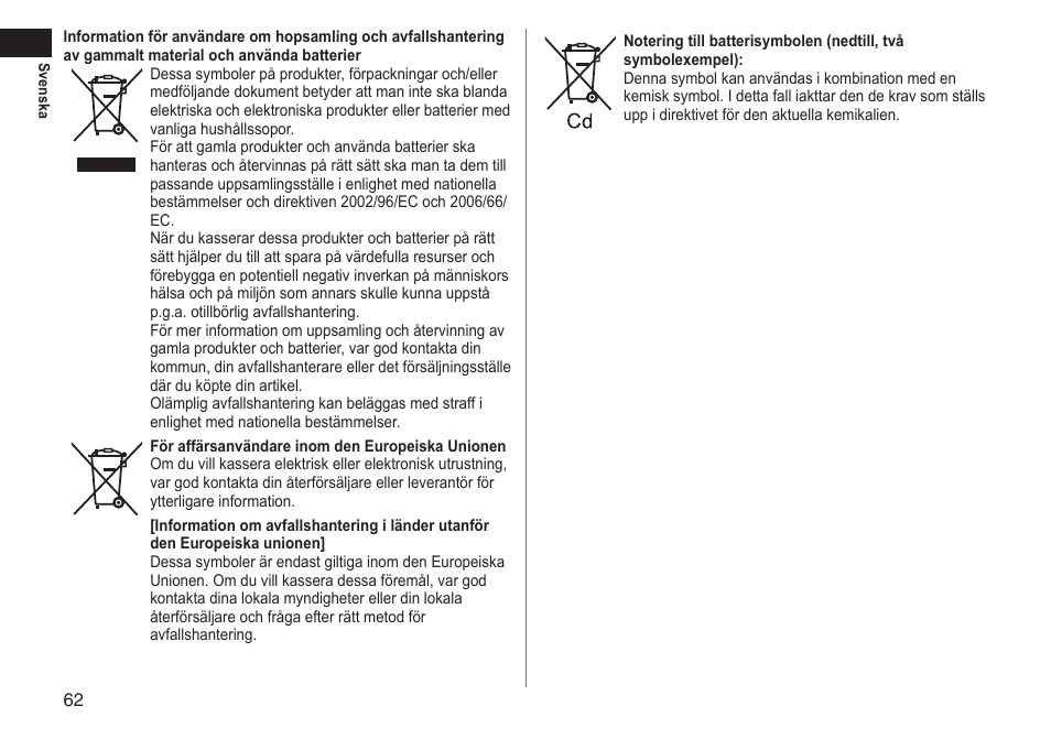 Panasonic ESRT51 User Manual | Page 62 / 108