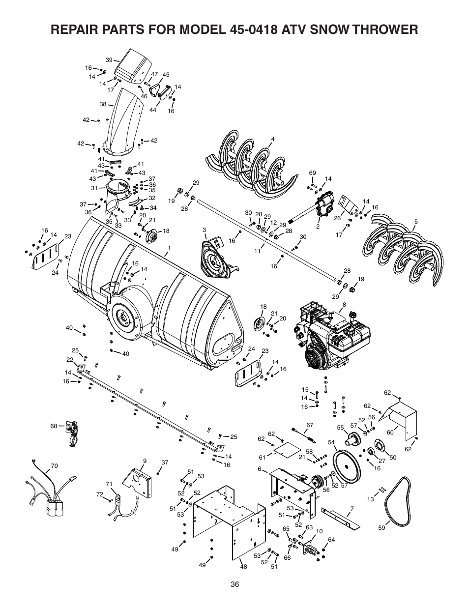 Agri-Fab 45-0418 ATV User Manual | 5 pages