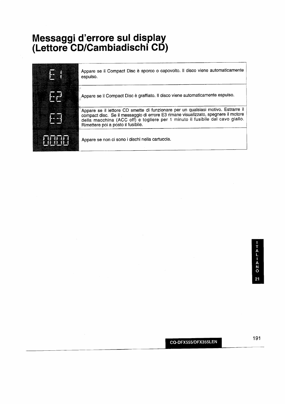 Panasonic CQDFX555 User Manual | Page 191 / 236