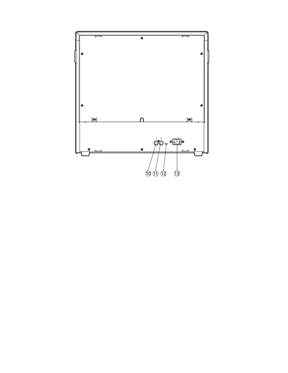 Ruckseite, Rückseite | Panasonic WVBM1910 User Manual | Page 12 / 30