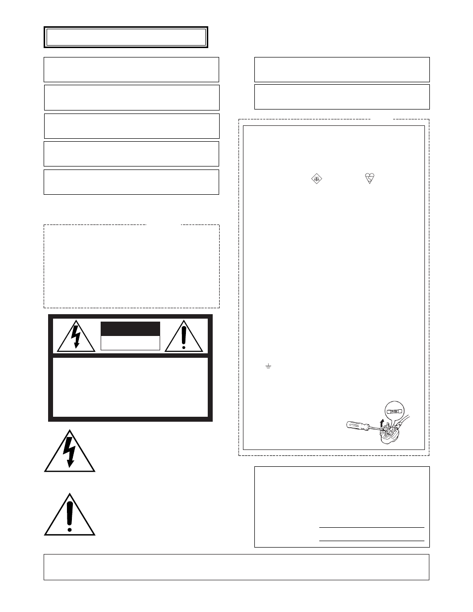 English version, Caution | Panasonic WVBM1910 User Manual | Page 2 / 30