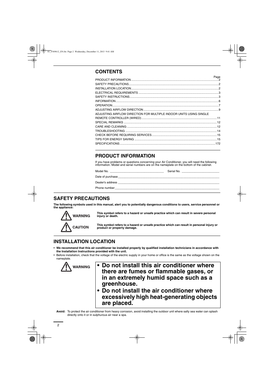 Panasonic S28MY2E5A User Manual | Page 2 / 180