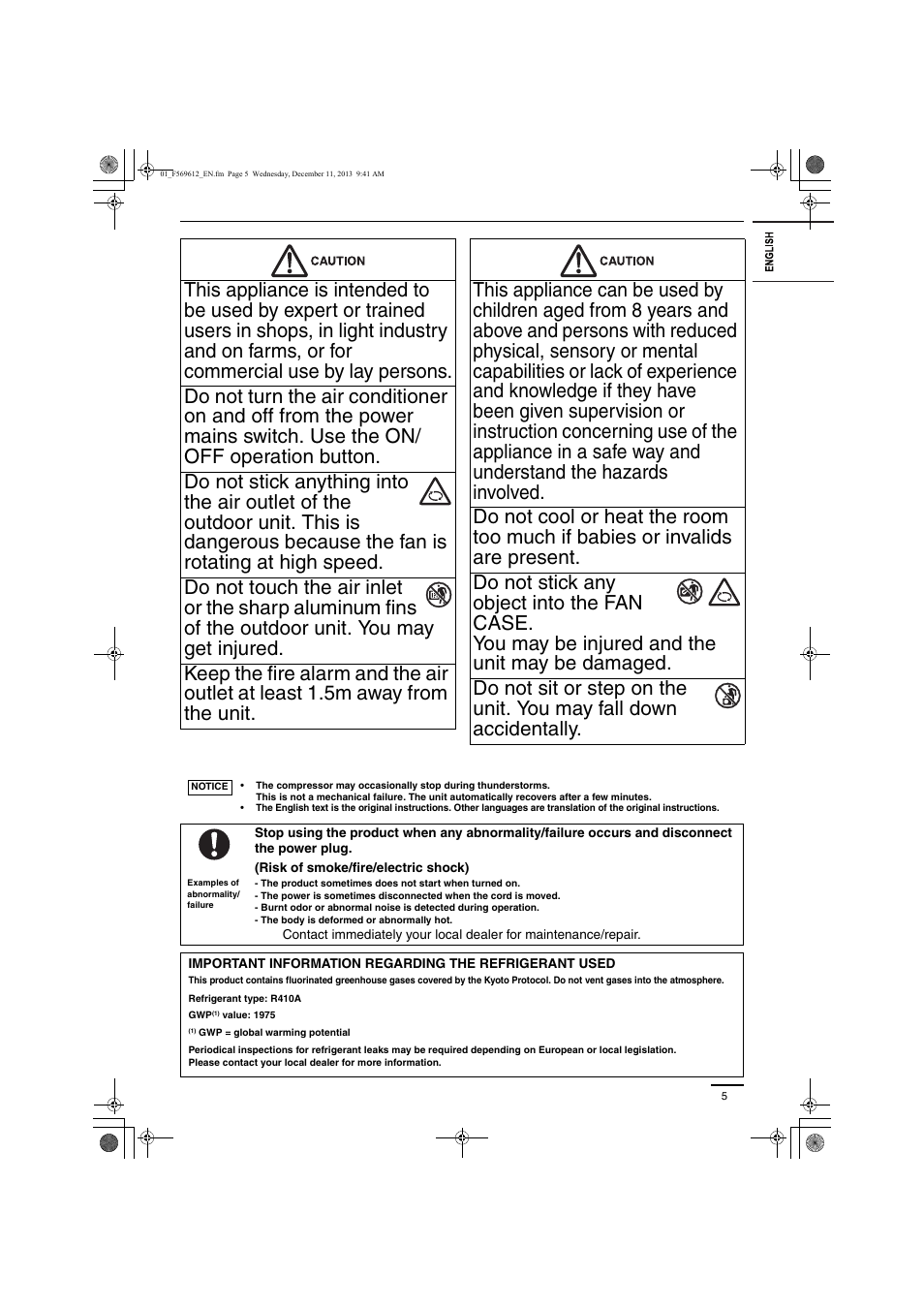 Panasonic S28MY2E5A User Manual | Page 5 / 180