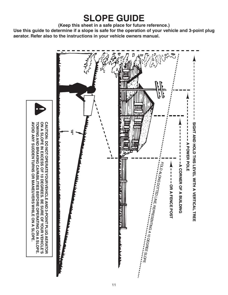 Slope guide | Agri-Fab 45-0381 User Manual | Page 11 / 12