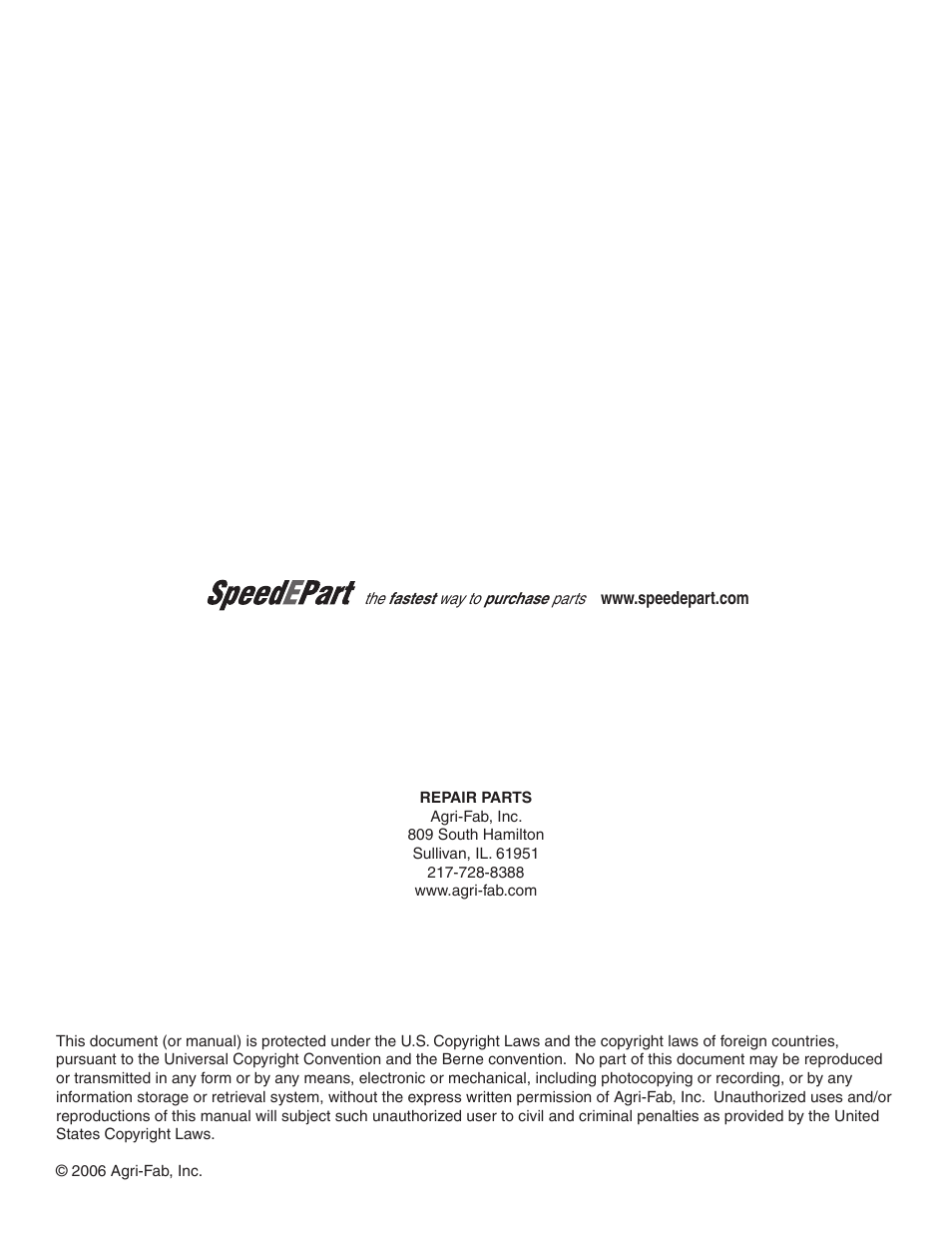 Agri-Fab 45-0381 User Manual | Page 12 / 12