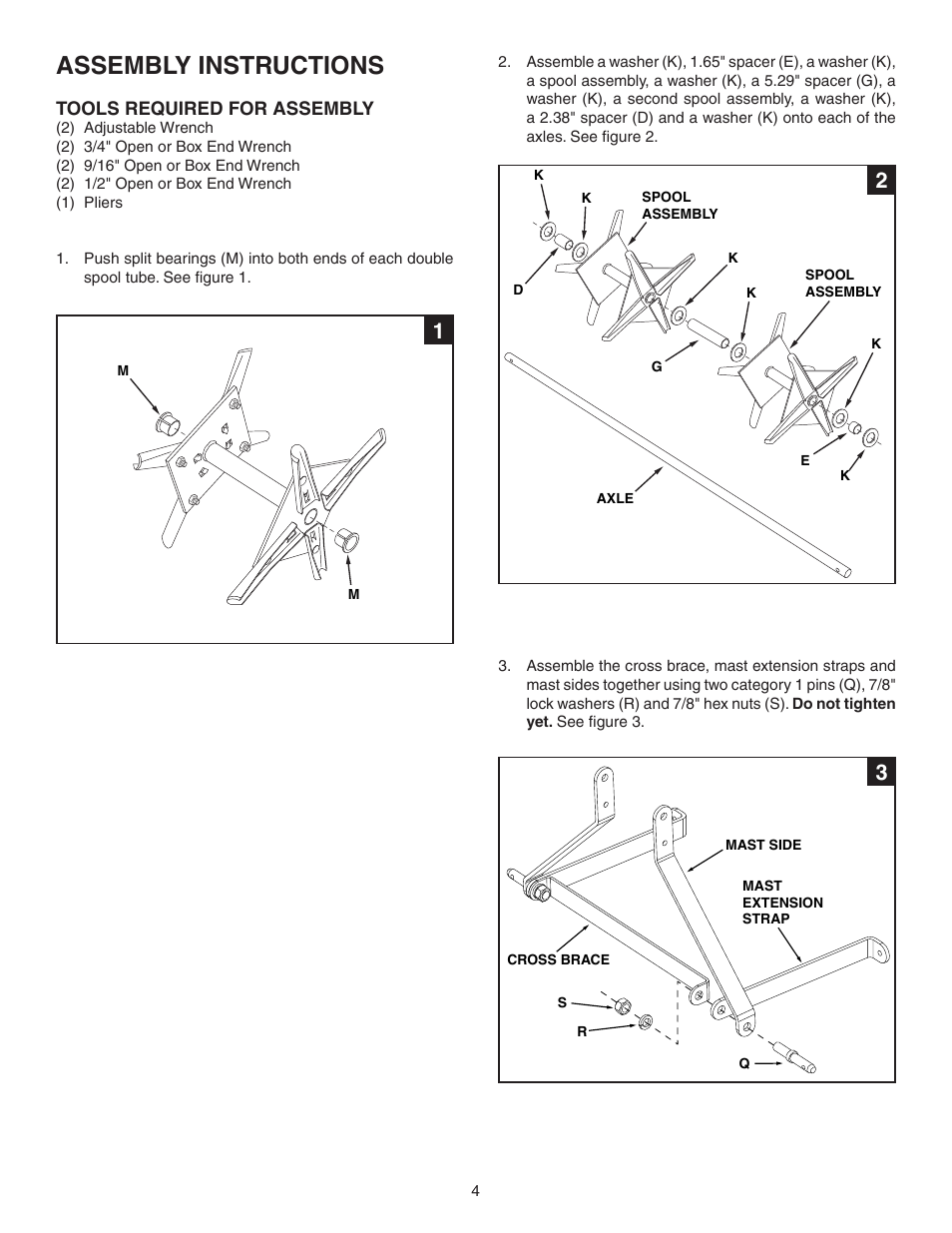 Assembly instructions | Agri-Fab 45-0381 User Manual | Page 4 / 12
