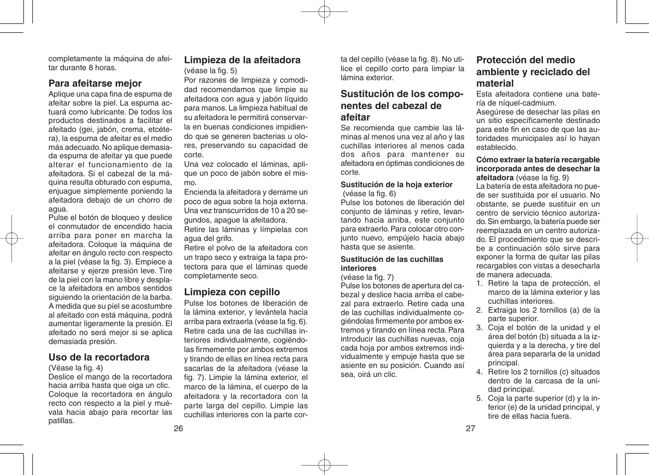 Panasonic ES4025 User Manual | Page 14 / 37