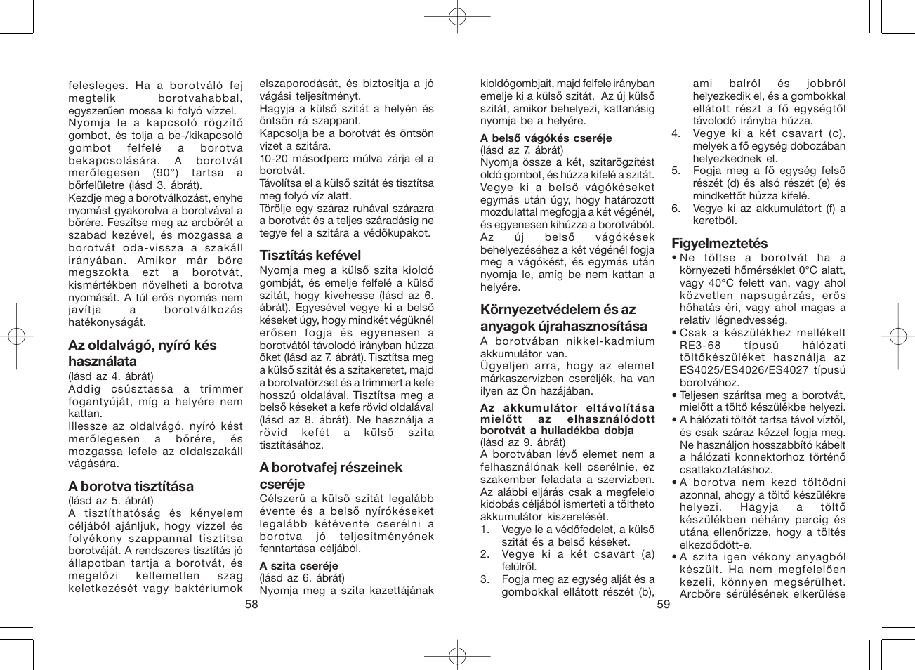 Panasonic ES4025 User Manual | Page 30 / 37