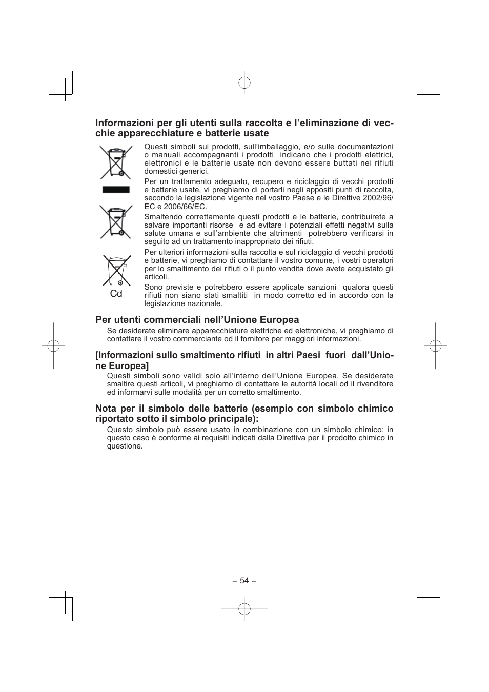 Panasonic EY7960 User Manual | Page 54 / 152