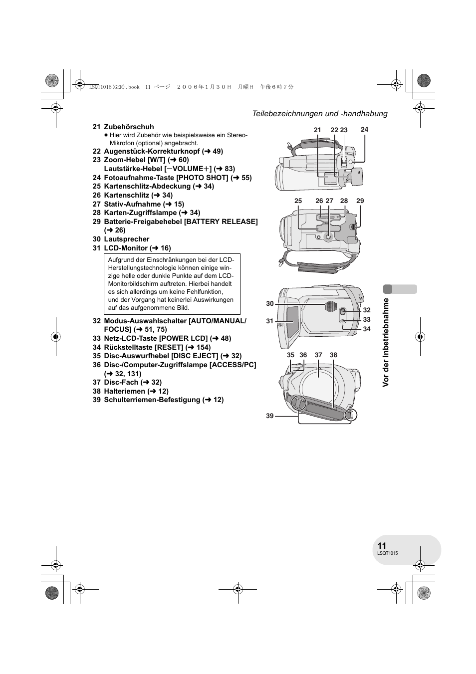 Panasonic VDRD250EG User Manual | Page 11 / 336