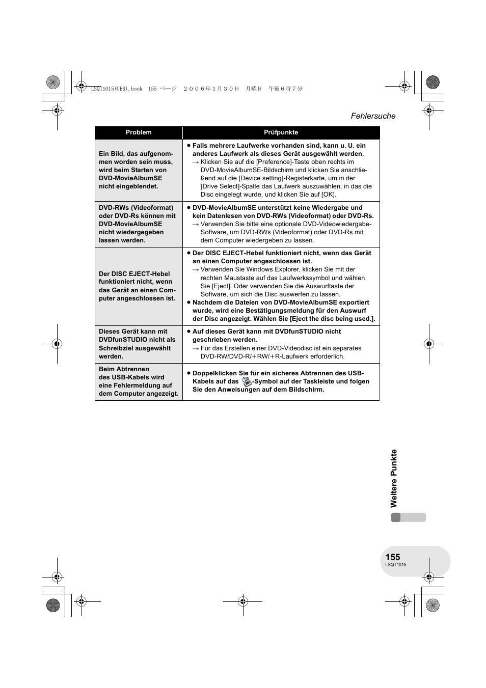 Panasonic VDRD250EG User Manual | Page 155 / 336